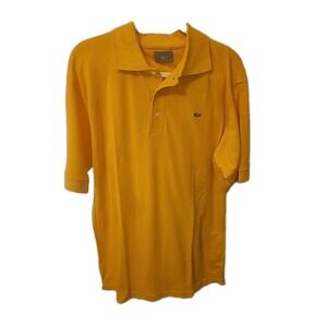 Lacoste Classic Mens Polo Shirt Sz Grande/Large Orange
